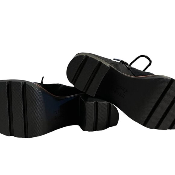 Naturalizer Val Womens Leather Lug Sole Combate & Lace-Up Boots (LIKE NEW) - Picture 11 of 11